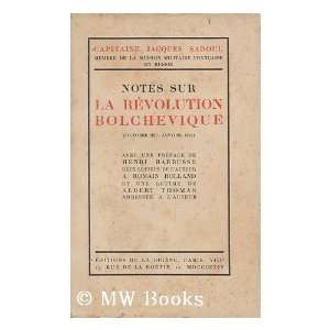   , Octobre 1917 Janvier 1919 Jacques (1881 1956) Sadoul Books