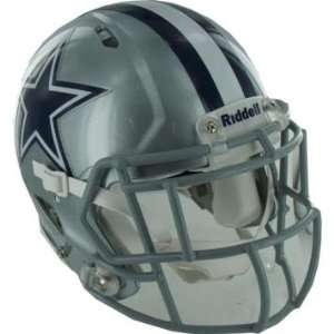  Andrew Sendejo Helmet   Cowboys 2010 Game Worn #36 Silver 