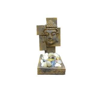  Buddha 9.5 Rock Salt Tealight Candle Holder