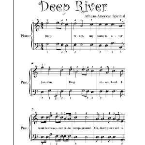  Deep River Easy Piano Sheet Music Christian Books