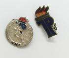 lc43 East German GDR DDR medals pins badges lot  