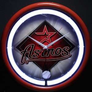  MLB Houston Astros Plasma Wall Clock