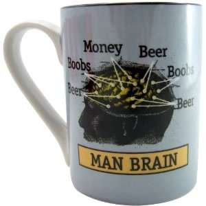  Man Brain S4e Mug, 14oz