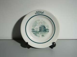 1955 Ford Rotunda Cafeteria Plate Small Dearborn, Michigan  