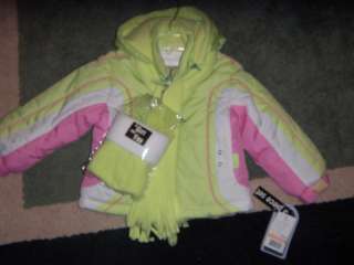 ROTHSCHILD 2T~~ BABY GIRL~~JACKET~~COAT~~GREEN / PINK~~~ NEW WITH TAGS 