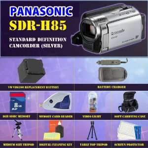  Panasonic SDR H85 Standard Definition Camcorder (Silver 