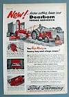   Tractor Ad FORD TRACTOR & DEARBORN HARVESTER KEEP MOVING IN HEAVY HAY