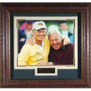 Jack Nicklaus Arnold Palmer Old Pals Signed 16x2   Autographed Golf 