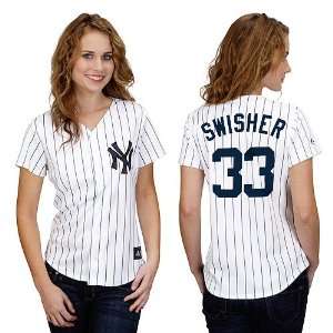 New York Yankees Nick Swisher Womens Player Replica 