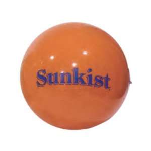  Orange   Inflatable 9 deflated solid color beach ball 