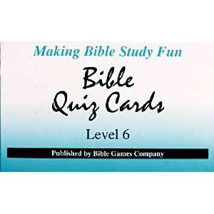  Bible Quiz Cards Level 6 Toys & Games