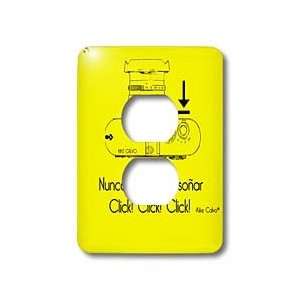   . Nunca dejes de son ar   Light Switch Covers   2 plug outlet cover