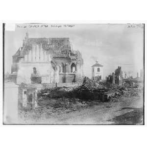  Photo Polish Church after Russian retreat 1900