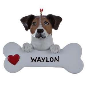  Personalized Jack Russell Terrier Christmas Ornament
