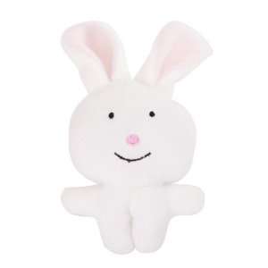  Syk Funny Bunny Squeaking Dog Toy (White)