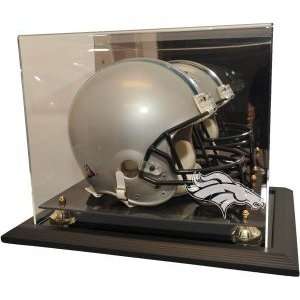  Denver Broncos Zenith Helmet Display, Black Sports 
