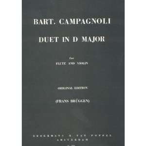  Campagnoli, Bartolomeo   Duet In D Major For Flute and 