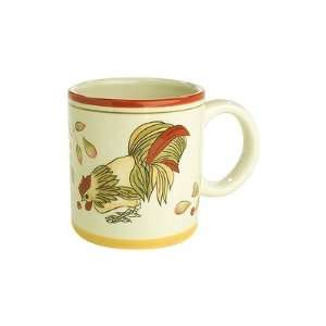 Chanticlair 10 oz Mug in Rooster Pattern 