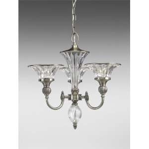  Roxbury Collection Classic Silver 3 Light Chandelier