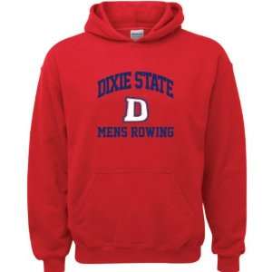   Storm Red Youth Mens Rowing Arch Hooded Sweatshirt