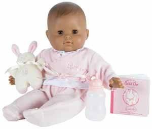 Corolle Bebe Do Darling   14 Bald Baby Doll with Brown Eyes 