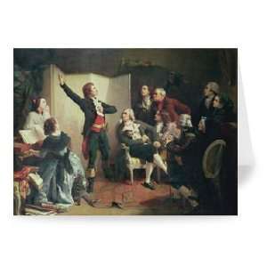  Rouget de Lisle (1760 1836) singing the   Greeting Card 