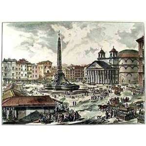  Piazza Della Rotonda by Giovanni Baptista Piranesi . Art 
