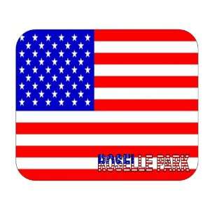  US Flag   Roselle Park, New Jersey (NJ) Mouse Pad 
