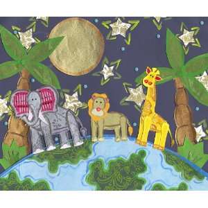  Earth Day Parade Collage Canvas Art