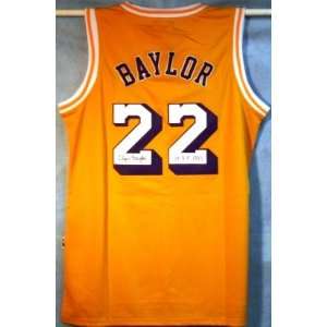  Autographed Elgin Baylor Uniform   Autographed NBA Jerseys 