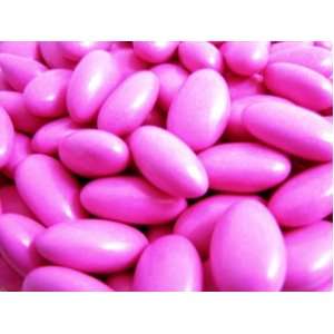 French Jordan Almonds Candy   Coated Pink, 5 lb bag  