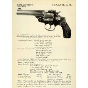 com 1948 Print .38 Smith Wesson Double Action Revolver Colt N. P. Gun 