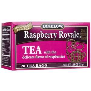 Bigelow Raspberry Royale Tea Bags, 20 ct, 3 pk  Grocery 