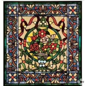  Panier des Fleurs Stained Glass Window