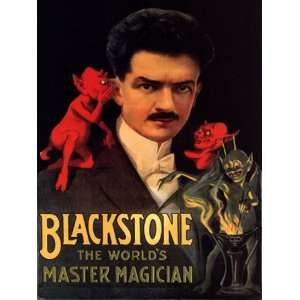  BLACKSTONE MASTER MAGICIAN MAGIC RED DEVIL SMALL VINTAGE 