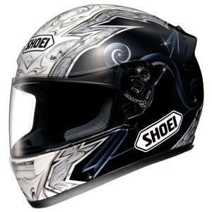 Shoei RF 1000 Diabolic TC 5 Full Face Motorcycle Helmet Black Extra 