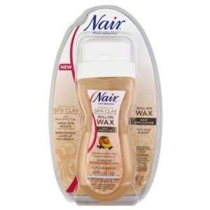  Nair Hair Remover, Roll On Wax, For Legs & Body, Brazilian 