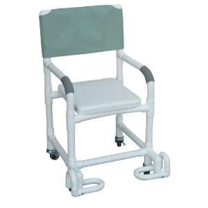  MJM International Deluxe Roll In Shower Chair With Soft 