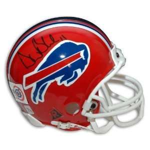Autographed Drew Bledsoe Buffalo Bills Mini Helmet from Bledsoe 