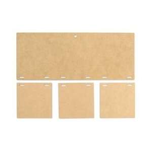 Beyond The Page MDF Hanging Keepsake 11.75X4.5 Board With (3) 3.5 