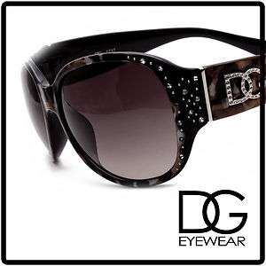   Oversized Sunglasses Glasses Rhinestone Jewel DG Women New M7  