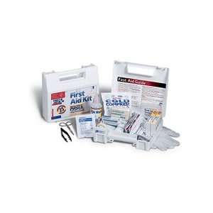  25 Person First Aid Kit, Plastic with Dividers
