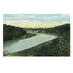  Rochester, New York   View of the Genesee River Giclee 