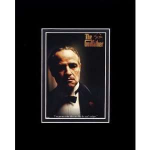   He Cant Refuse, Brando) Double Matted Movie Print