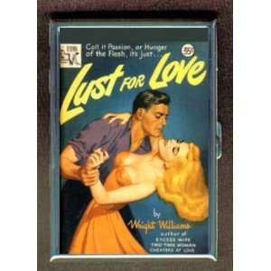 LUST FOR LOVE DIMESTORE PULP ID Holder Cigarette Case or Wallet Made 