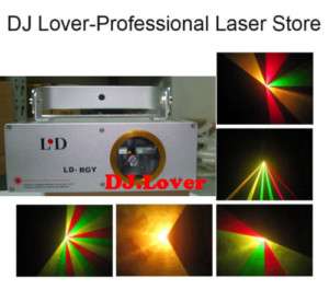 LD 140mW RGY Laser Lighting Show DMX DJ Stage party Hot  