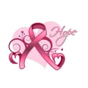  Floral Ribbon Hope   Breast Cancer Mouse Pads Office 