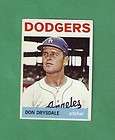 1964 Topps Don Drysdale DODGERS Card 120 NICE BV 20  