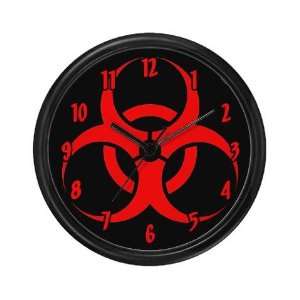  Biohazard Warning Wall Clock by 