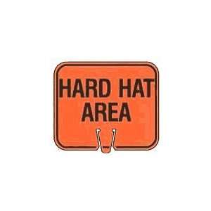 Hard Hat Area   Snap on traffic cone sign, Material 